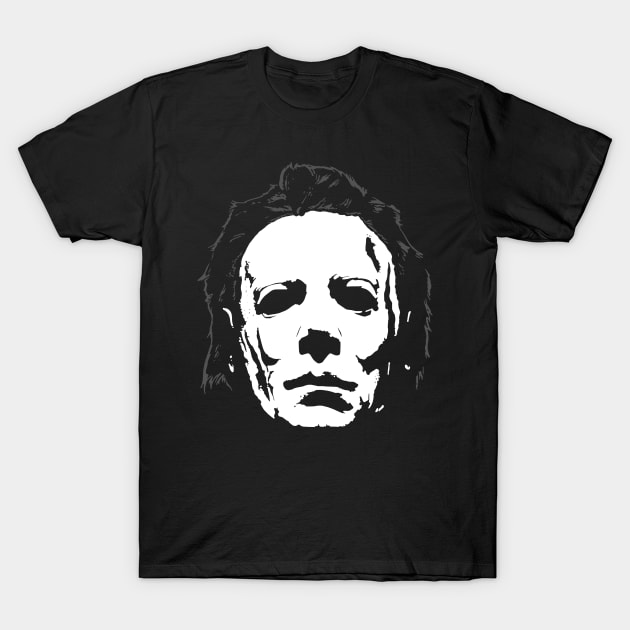 Michael Myers Face T-Shirt by citkamt